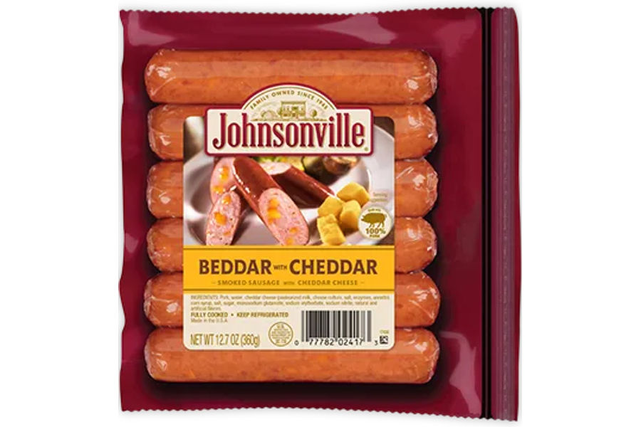 JOHNSONVILLE 베다체다 소시지 396G X 2 원산지: 미국 
