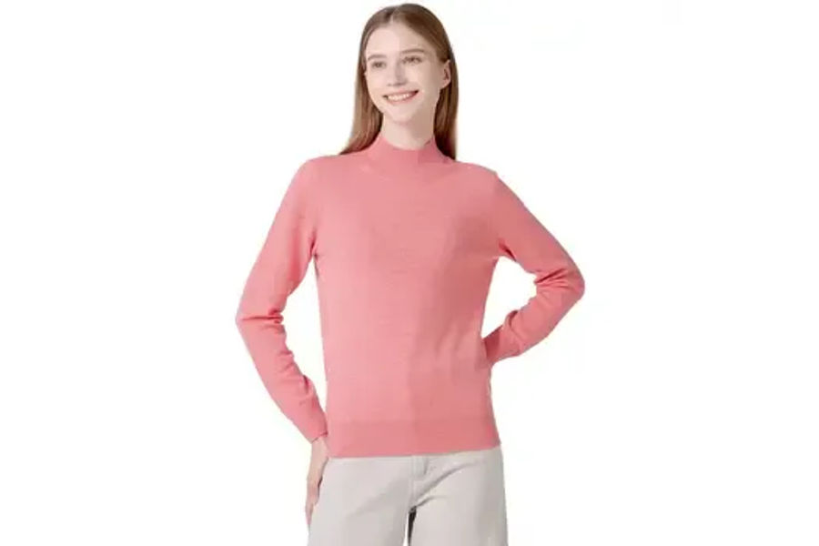 바인 여성 캐시미어 100%모크넥