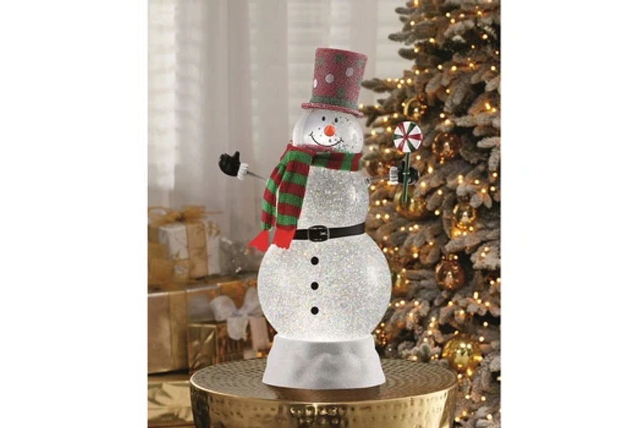 크리스마스 장식 LED 아크릴 눈사람 높이 24 / 30.5CM