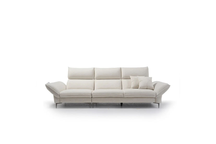 페이드 헤드레스트 갤럭시원단 패브릭 4 인 소파