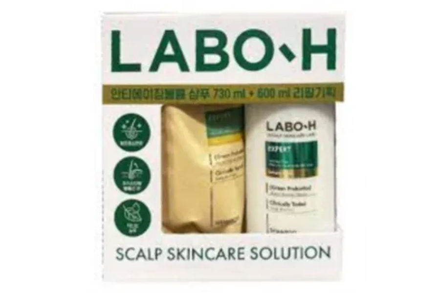 LABO-H 라보에이치 두피강화샴푸 730ML + 리필 600ML