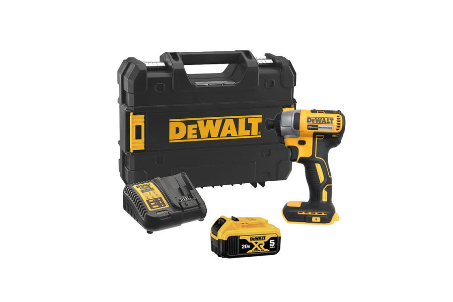 디월트 20V 브러쉬리스 임팩드릴세트, 배터리 1개포함