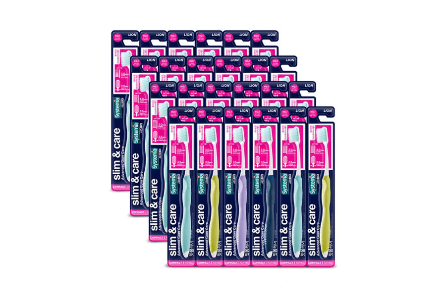 시스테마 슬림앤케어 콤팩트 칫솔 24개