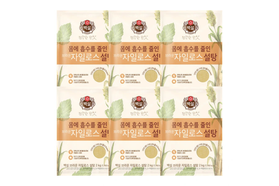 백설 브라운 자일로스 설탕 2kg x 6