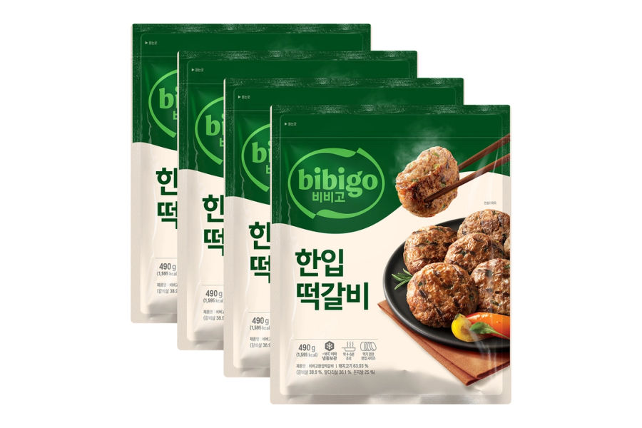 비비고 한입떡갈비 490G X 4