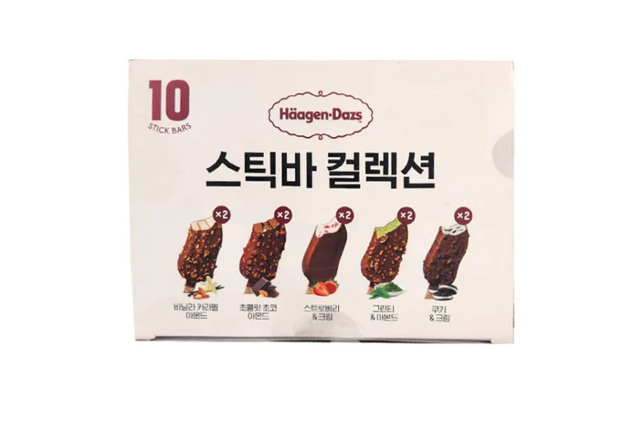 HAAGEN-DAZS 스틱바 80ML X 10CT