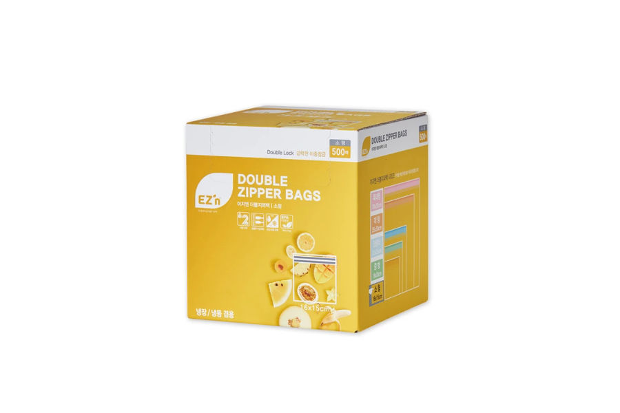 이지엔 더블지퍼백 소형 500매
