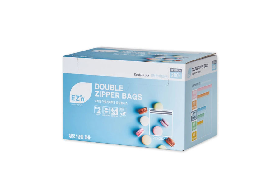 이지엔 더블지퍼백 중형플러스 280매
