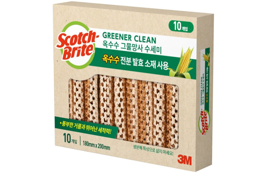 스카치브라이트 옥수수 그물망사수세미10개 / 최소구매 2