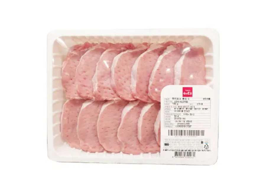 부위 : 등심 돈가스용/ 1.7KG 국내산동물복지돈육