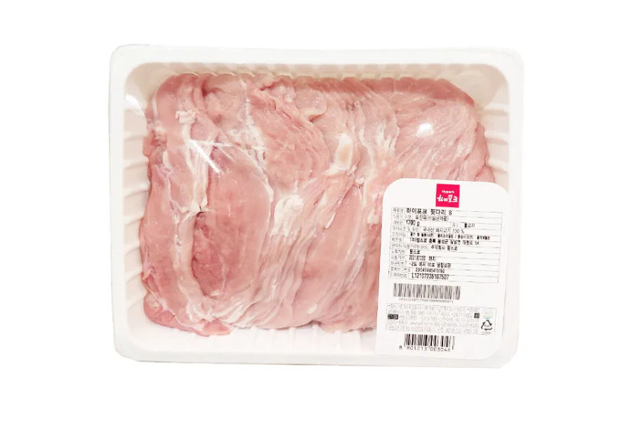 부위명: 뒷다리살 불고기용 1.7KG 국내산동물복지돈육