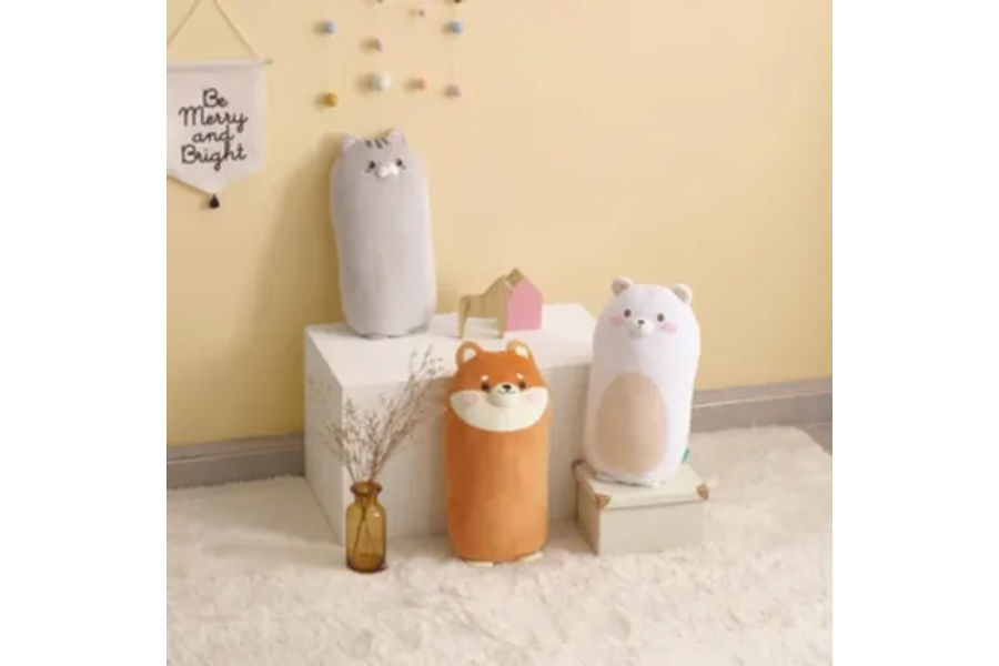 알러텍트 동물 바디 쿠션 27X52CM