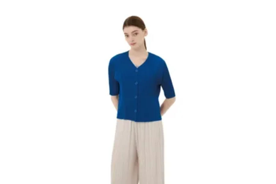 YOICHEU 여성 플리츠가디건 S/M, M/L ASIAN SIZE