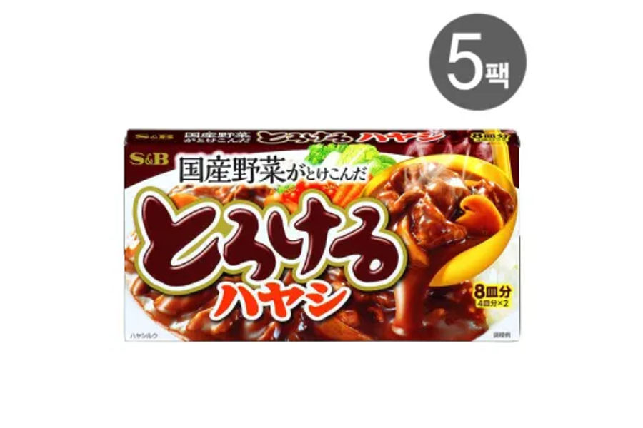 S&B 하야시라이스 160G X 5