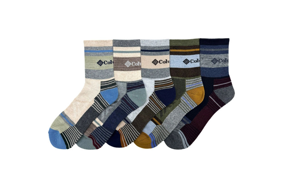 COLUMBIA 컬럼비아 성인등산양말5족 ASIAN SIZE