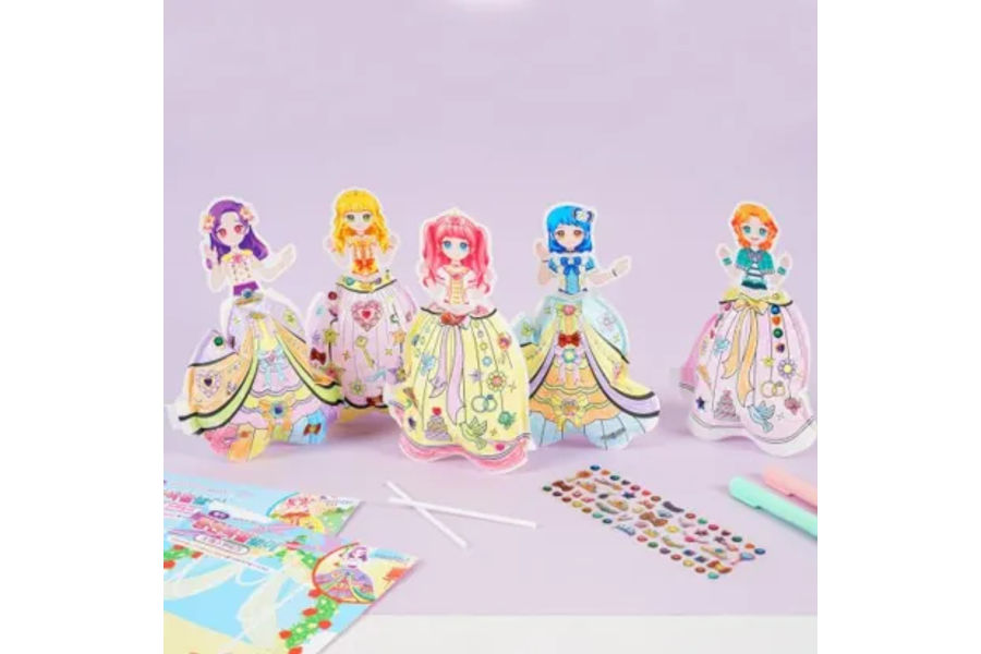 금홍팬시 종이인형 드레스업 세트