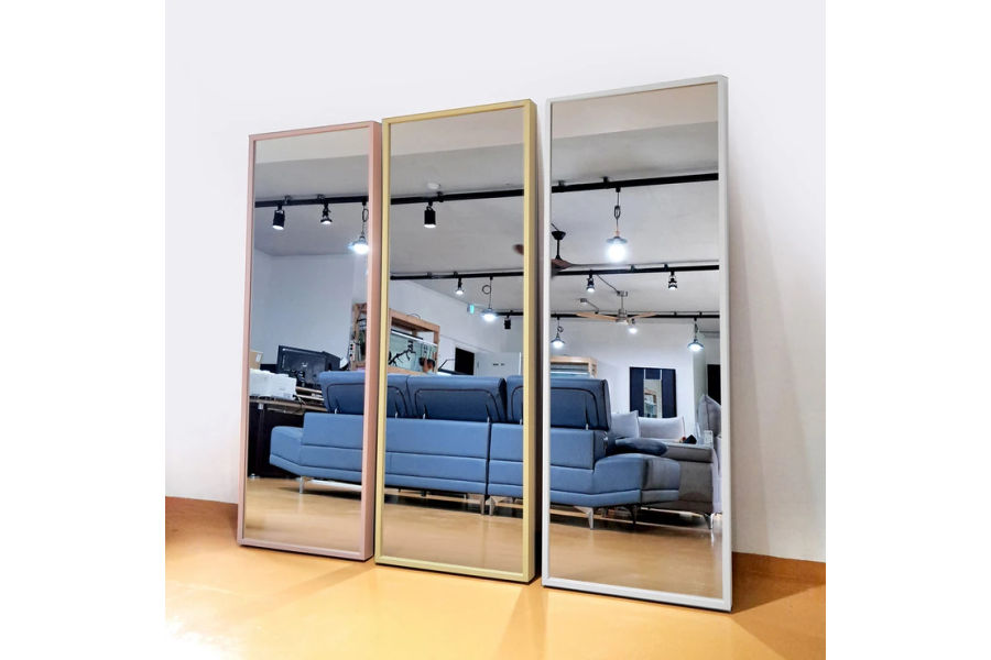 끌리마 사각 비산 방지 전신 거울 600