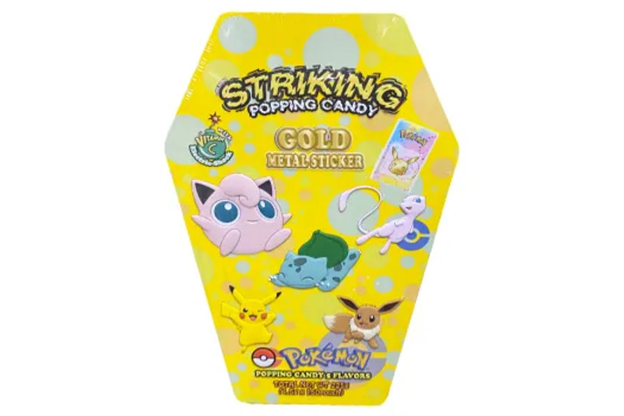 스트라이킹 포켓몬 팝핑 캔디 225G