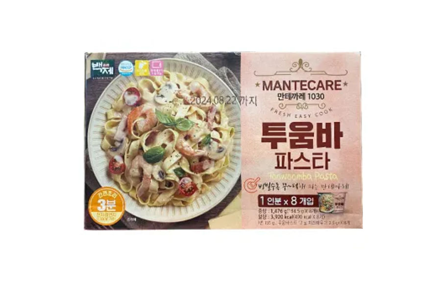 백제 만테까레 투움바 파스타 185g x 8