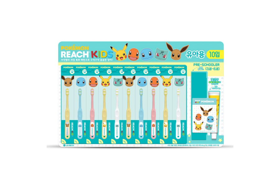 리치 키즈 칫솔10개 세트 3-6세