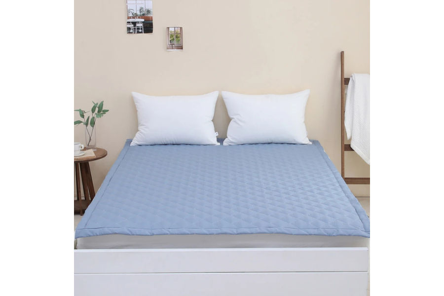 April At Home 면 솔리드 밴드 패드 - 퀸