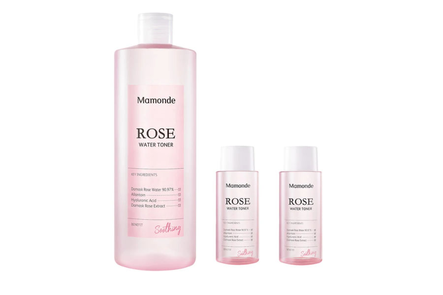 마몽드 로즈 워터 토너 500ml + 50ml x 2