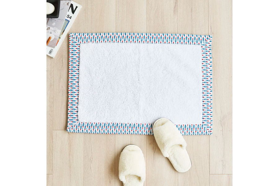 박홍근홈패션 면 사각 바스매트겸 엑센트 러그