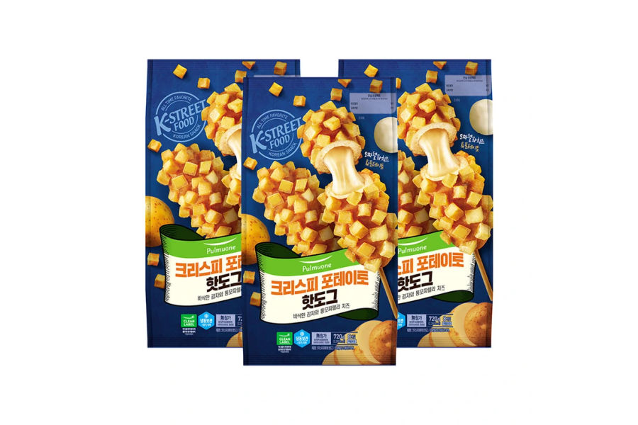 풀무원 포테이토 모짜렐라 핫도그 (90G X 8) X 3