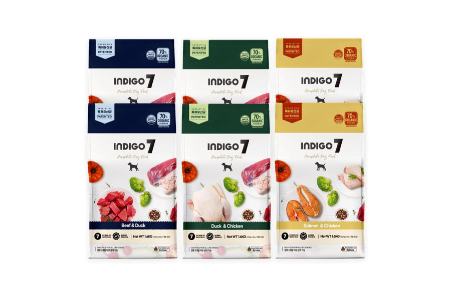 인디고 세븐 반려견 사료 1.6kg x 2 (비/디/에스)