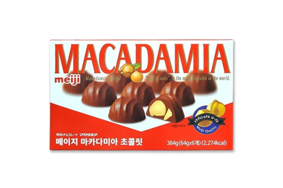 MEIJI 마카다미아 초콜릿 384G / 64G X 6