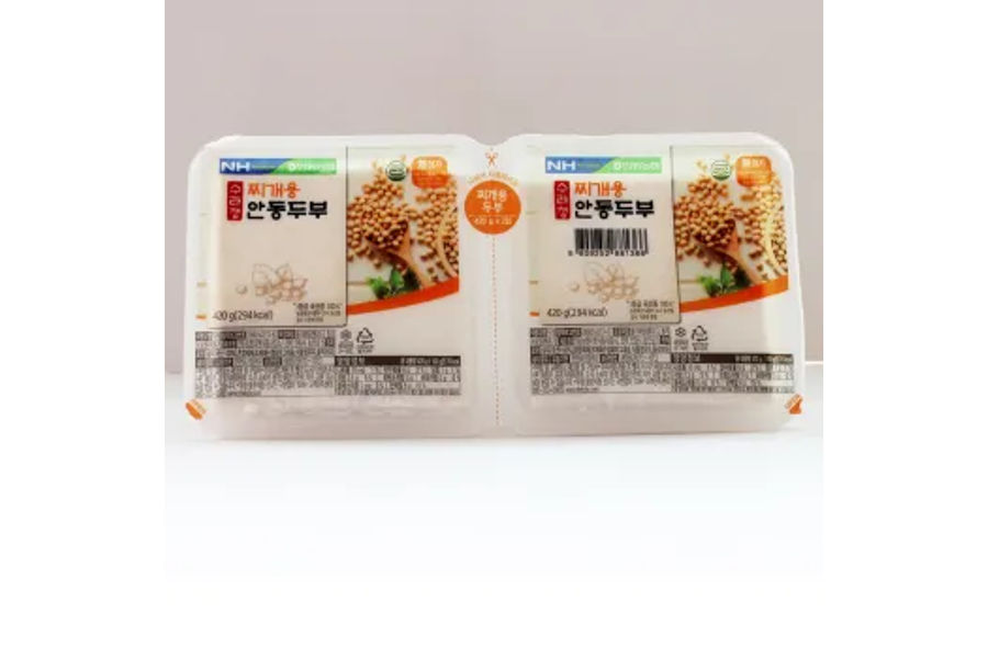 수라청 찌개용 두부 420 X 2 국산콩사용