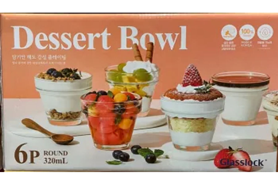 GLASSLOCK 디저트컵 세트 6PK