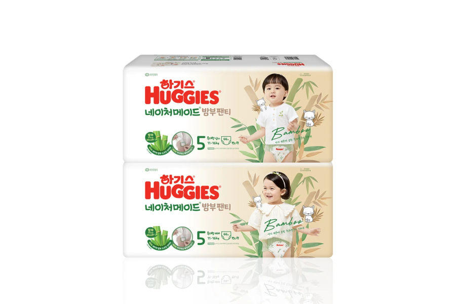 하기스 네이처메이드 밤부 팬티형 5단계 44 x 2