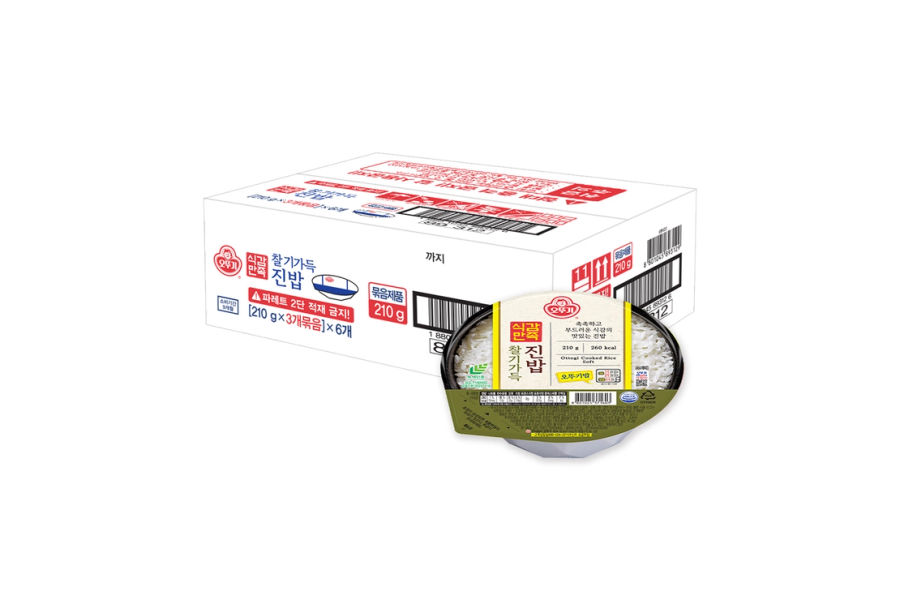 오뚜기밥식감만족찰기가득진밥210g x 18