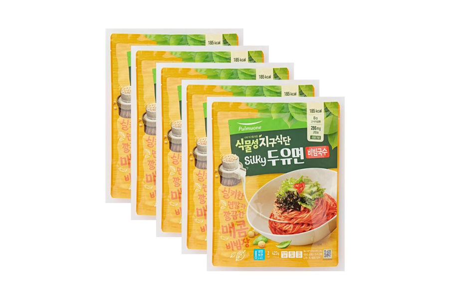 풀무원Silky 두유면비빔국수423g x 5