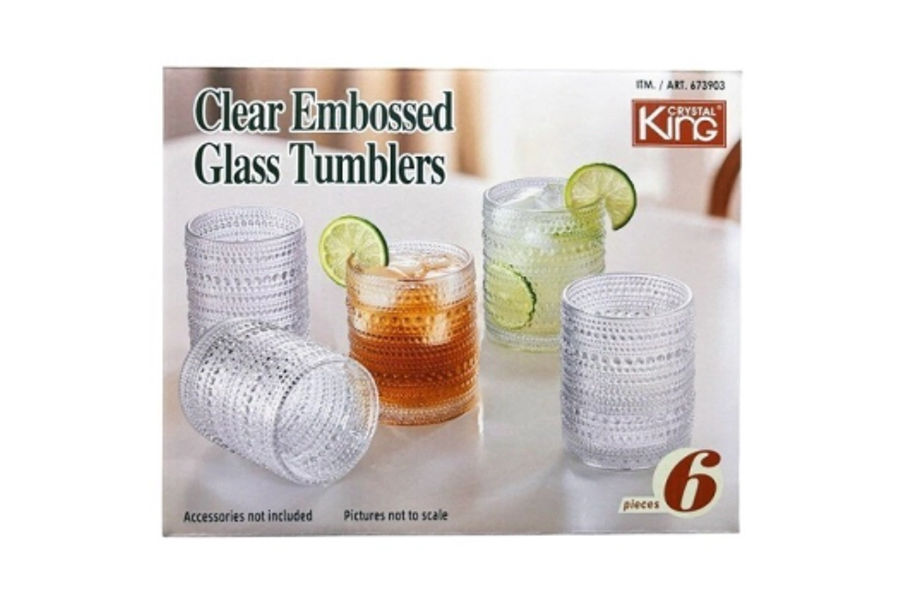 KING CRYSTAL 글라스컵세트 350ML, 6P