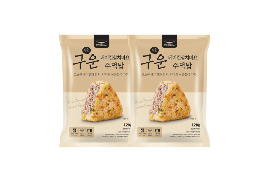 한우물 베이컨 참치마요 주먹밥 100g x 12 x 2
