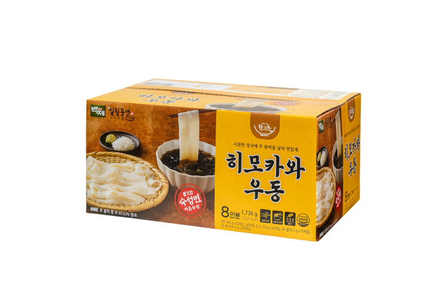 백제 히모카와 우동 217g x 8 / 최소구매 2