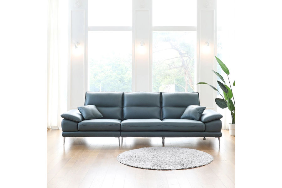 사트바 몽베르토주얼 이태리 통가죽 소파 4인