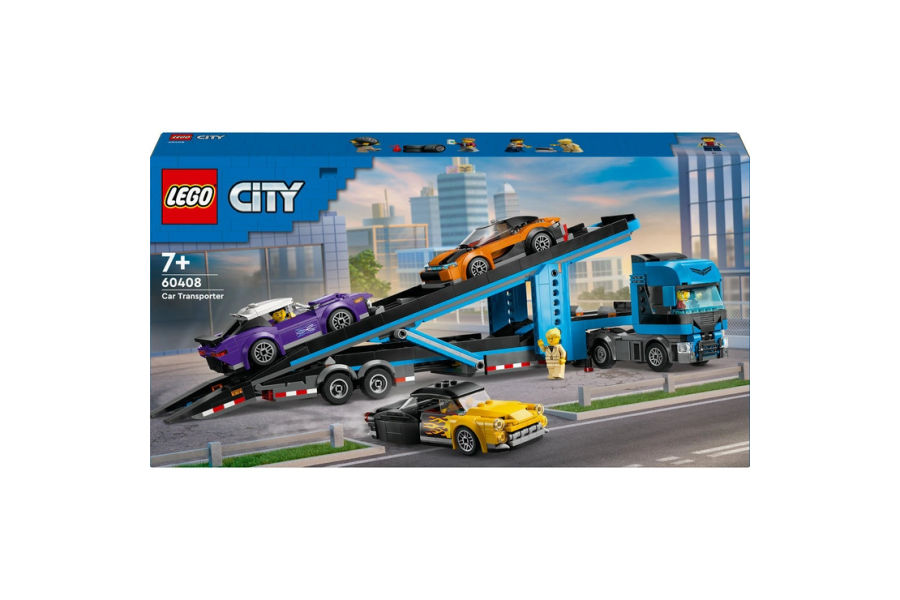 레고 시티 자동차 운반트럭과 스포츠카 60408