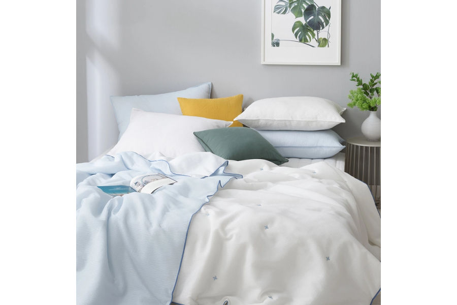 루마인 홈 듀라론 스노우 리플 냉감 이불-싱글