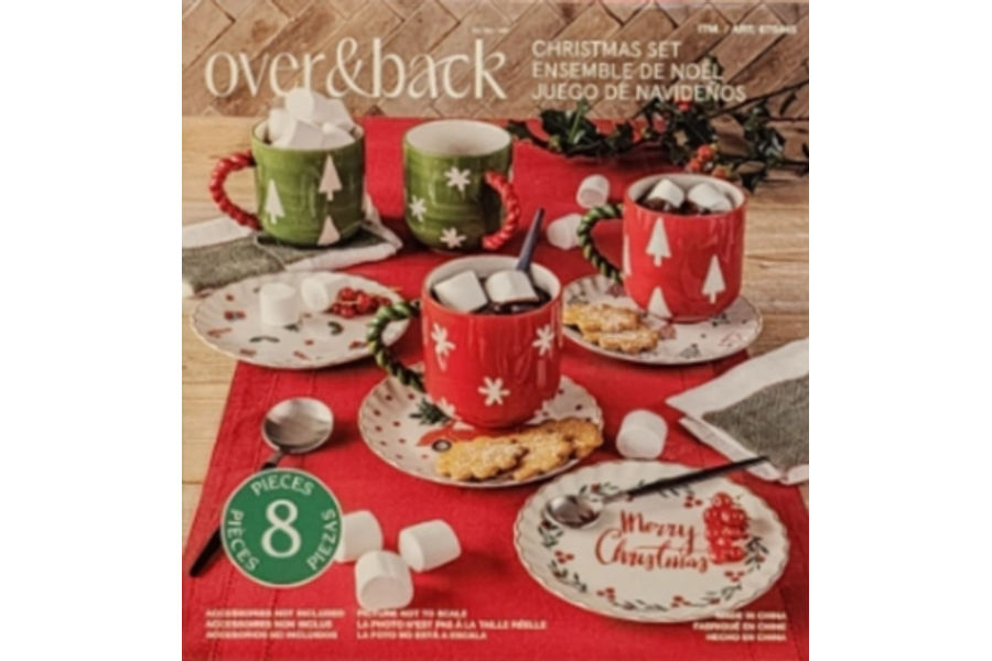 OVER&BACK 크리스마스 디너세트 8P