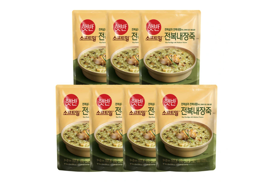 CJ햇반전복내장죽 420g x 7