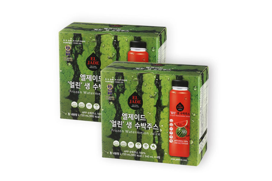 엘제이드얼린생수박주스340ml x 8 x 2