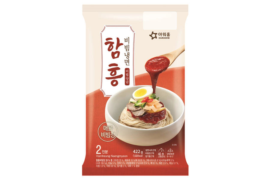 아워홈 함흥비빔냉면 422g x 4