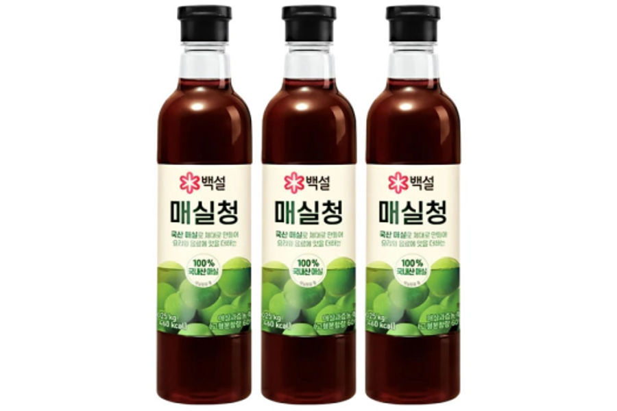 백설 매실청 1.025KG X 3