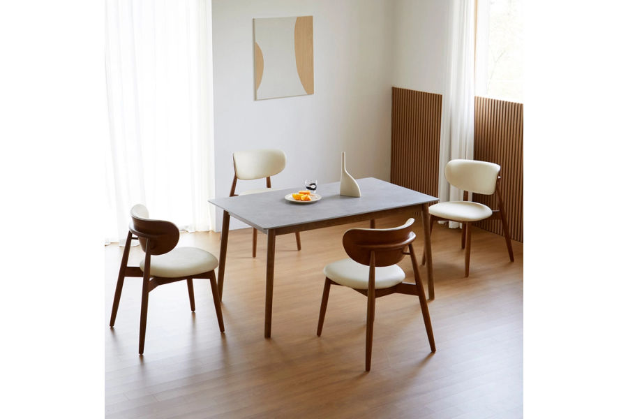 리비니아 노보 4인 세라믹 식탁 세트