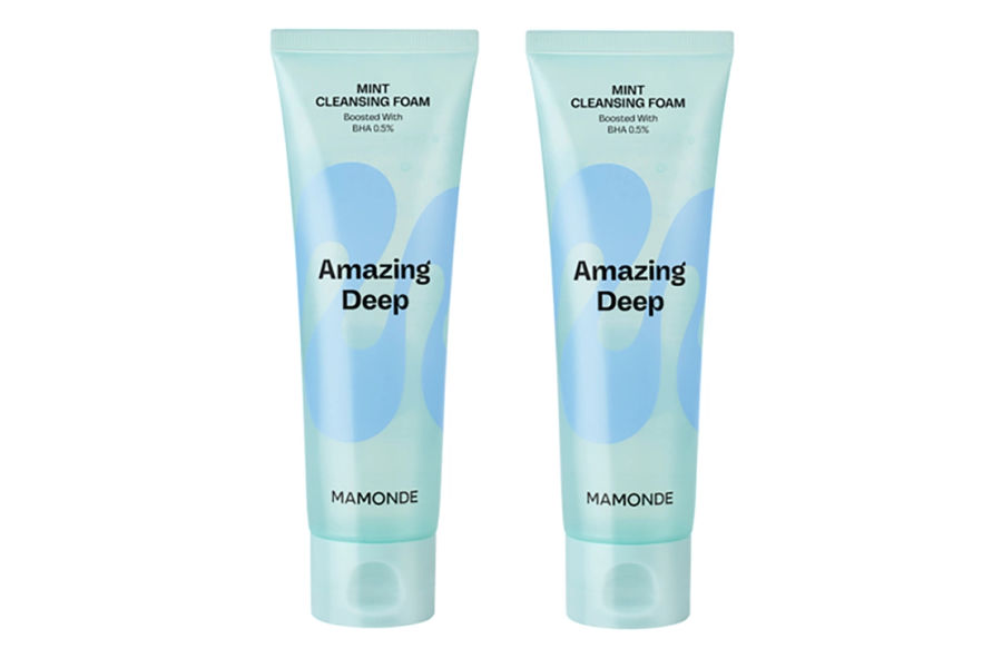 마몽드 어메이징 딥 민트 클렌징 폼 120ml x 2