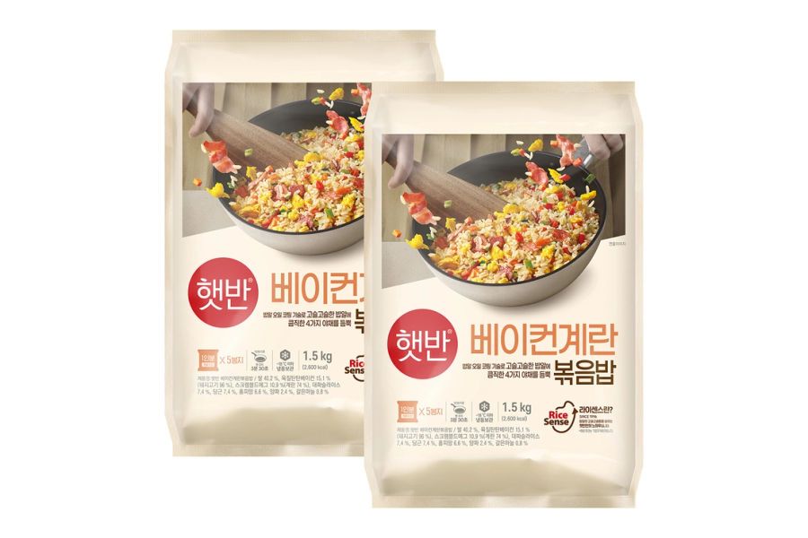 CJ 햇반 베이컨계란볶음밥1.5kg x 2