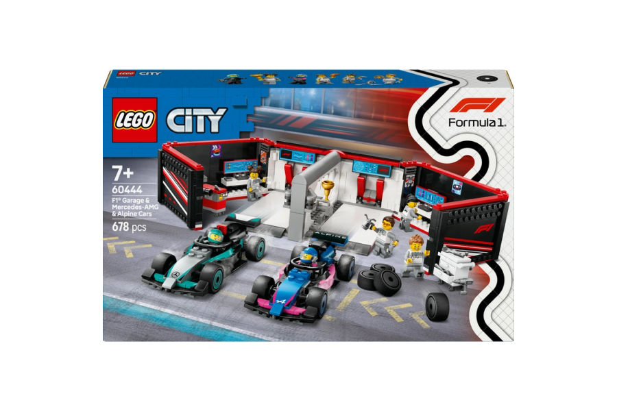 레고 시티 F1 정비소와 Mercedes-AMG & Alpine 60444